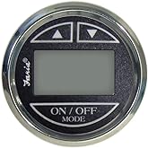 Faria 13751 Chesapeake Black Depth Sounder with In-Hull Transducer