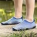 AVADAR Men Women Water Shoes Barefoot Quick Dry Aqua Shoes for Swim Walking Yoga Lake Beach Garden Park Driving Boating,8.5US Women/7US Mens,White/Blue