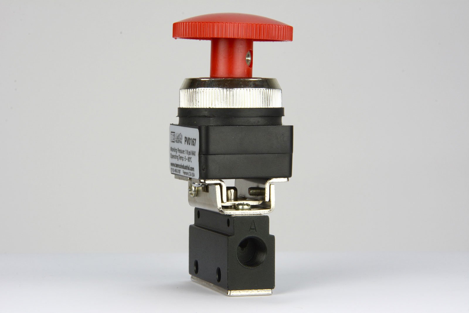 Galleon Latching Push Button Normally Closed Pneumatic Air Control