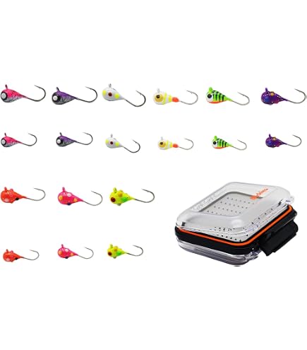Amazon.com : Catchmore Jon's Ice Jigs - Ant Style - 12 Pack - Size 8 Hook - Green/Chartreuse/Orange Color - #JIJ48 : Sports & Outdoors Amazon.com : Catchmore Jon's Ice Jigs - Ant Style - 12 Pack - Size 8 Hook - Green/Chartreuse/Orange Color - #JIJ48 : Sports & Outdoors