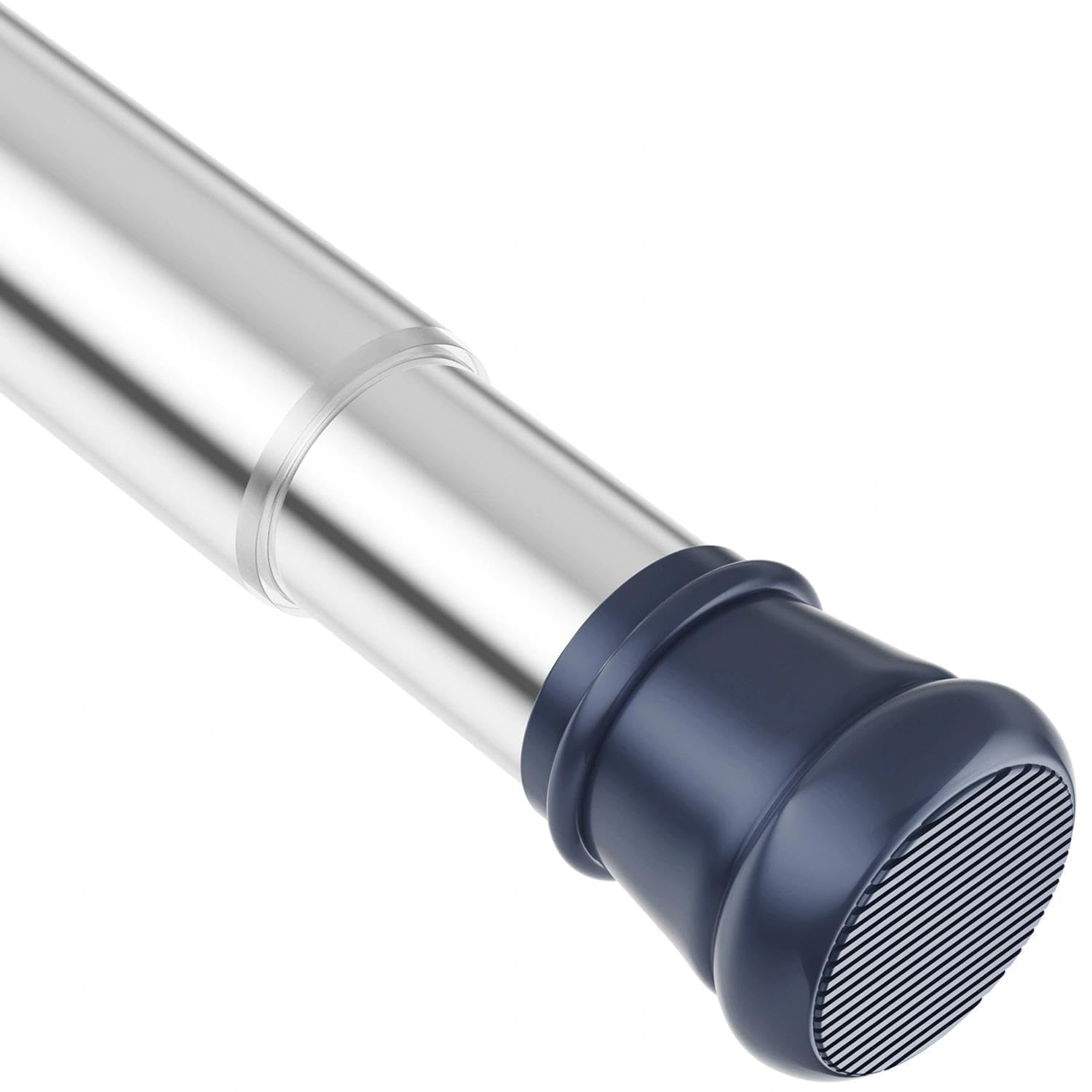 Shower Curtain Pole Silver No Drill Curtain Pole Extendable Curtain Poles Curtain Rods Extendable For Windows,Shower,Wardrobe Silver 73-85CM