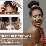 Dreamlover Brown Wig Cap for Women 12 Pieces Nylon Hair Net Lace Front view 6