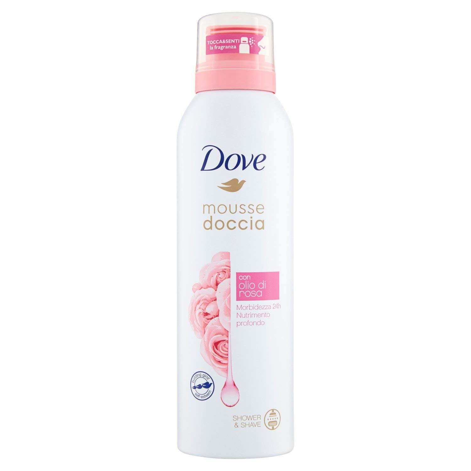 Dove Mousse Shower Oil 200 ml – Pink – Pack of 3