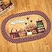 Collections Etc Primitive Country Charm Braided Rug 19.5