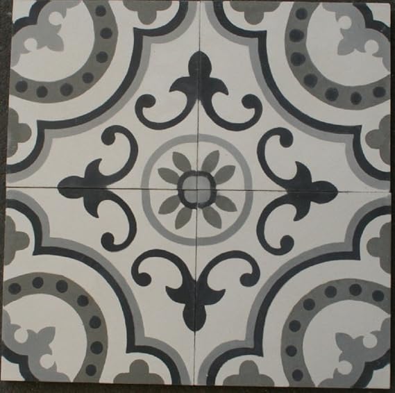 4 Zementfliesen Radia 451 1 Bodenfliesen Historische Fliesen Marokkanische Fliesen Amazon De Baumarkt