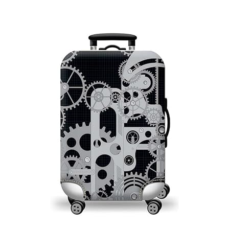 Covered Printed Luggage Protective Cover Travel Accessories Waterproof Suitcases Protector Cover (Style 46, M)