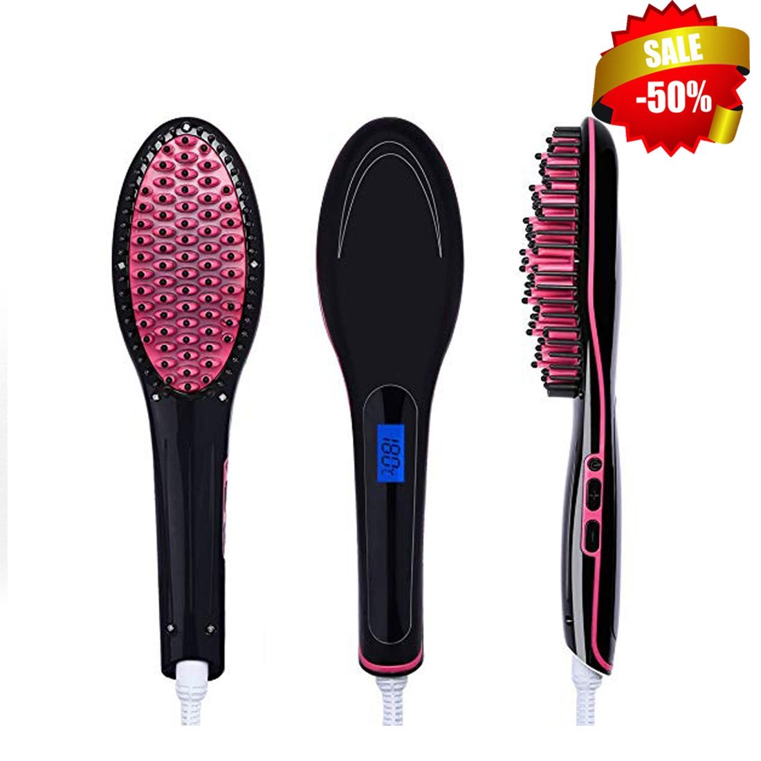 electric straightening brush