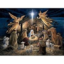 Bits and Pieces In the Manger 500 Piece Puzzle