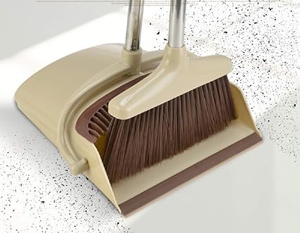 Plastic Besom Dustpan Suit Combination Sweep Hair No Sticking Single Folding Broom Household Wind Proof Broom