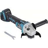 Brushless Angle Grinder Compatible with Makita 18V Battery,4-1/2-Inch High-Power Angle Grinder for Metal,Tile Cutting and Grinding-Tool Only