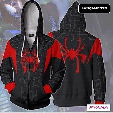 moletom homem aranha