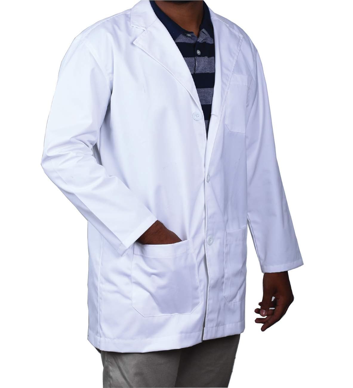 Buy NEATNIK Men Doctor's White Coat Polyester Viscose at Amazon.in