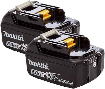 Makita BL1850B 18V 5.0Ah Battery Twin Pack for Makita DHP481Z DHP458Z