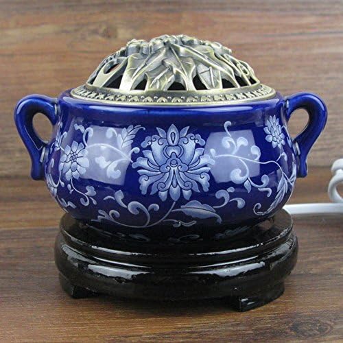 SOFT Duvet Covers Clock thermostat electronic sandalwood furnace/ceramic fragrance oil burner/Chen furnace/plug-in powder fragrance lamp/essential oil incense-B