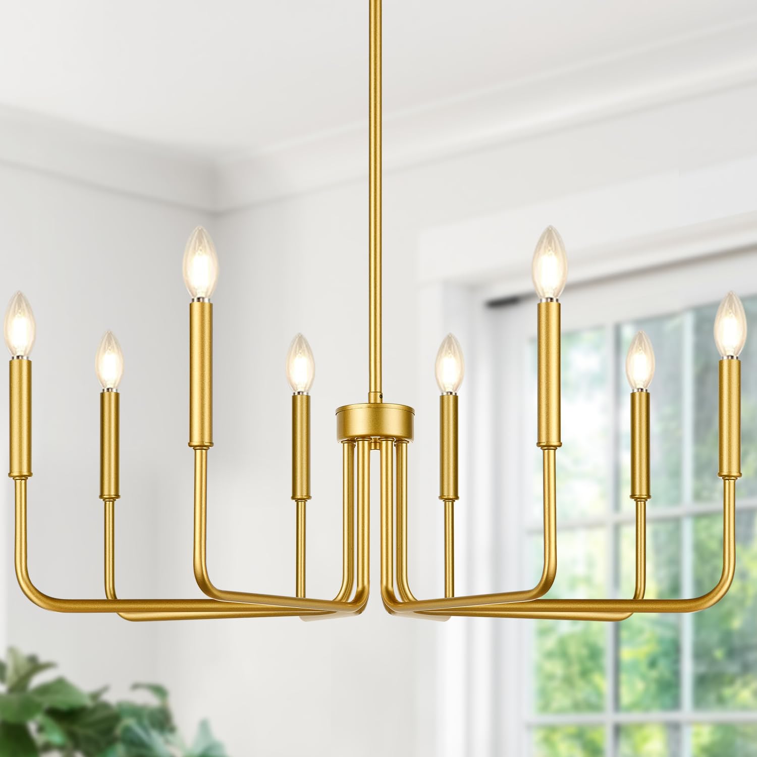 Lynnoland 8-Light Farmhouse Chandelier for Dining