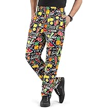 Amazon.com: Men's Farmers Market Print Baggy Chef Pant (X-Small