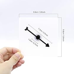 Lohoee 15Pcs Transparent Spinners Math Game Spinner