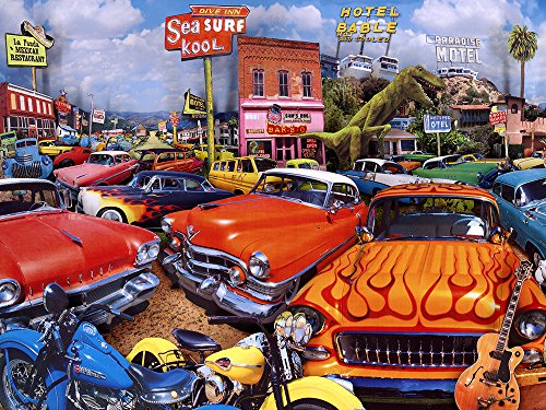 Classic Cars - Sea Surf Drive Inn 750 Pieces 750 Pieces