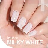Kanorine Jelly Gel Polish Neutral Milky White 15ml Nude Set view 8