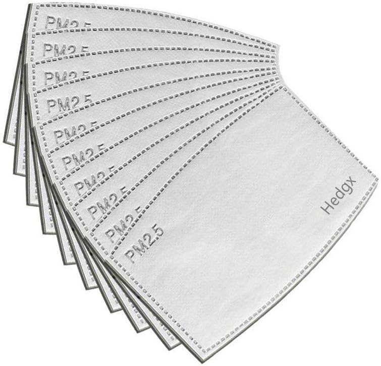 EnjoCho PM2.5 Activated Carbon Filter Replaceable Anti Haze Filter Paper for Mask, Upgraded (25 Pack)