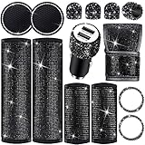 14 Pieces Bling Car Accessories Set, Bling Seat