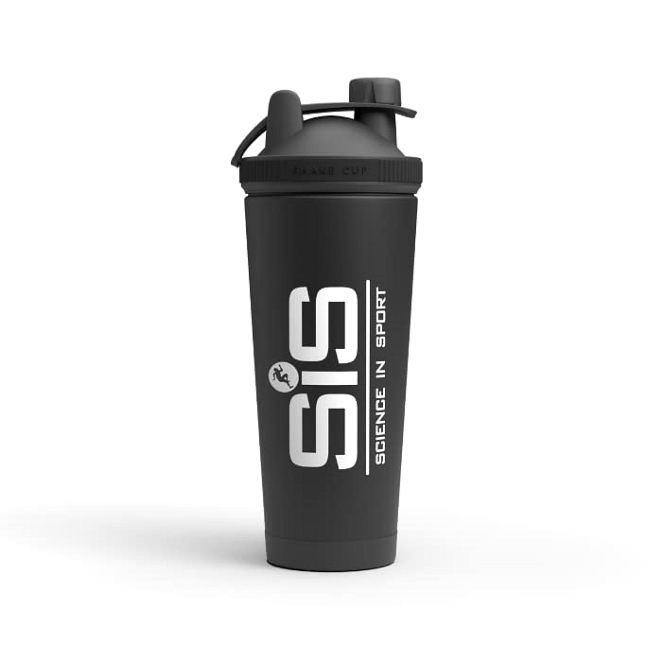 Science in Sport Metallic Protein Shaker, 750 ml, Matte Black