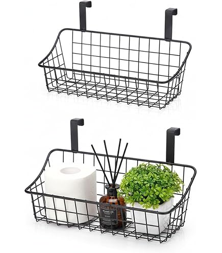 Amazon.com - LeleCAT Basket with hook Grid Storage Basket, Hang it