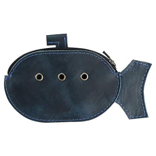 Hide Drink, Leather Cartoon Submarine Coin Pouch, Change Holder - Main Image