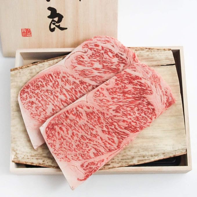 Amazon 桐箱入り 松阪牛 黄金の サーロインステーキ0g 2 ステーキ 焼肉 肉 牛肉 節分 入学祝い 卒業祝い バレンタイン お返し は 松坂牛 三重 松良で 松阪牛 牛肉 通販