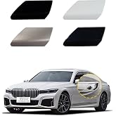 Goholy Car Door Handle Cover Cap Compatible with BMW 7 Series G11 G12 730 740 750 760 2015-2022 51217474681 Door Key Cover Door Handle Accessories Lock Cap Black Front Left