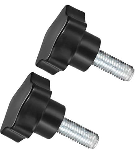 Uxcell M6x15mm Star Head Clamping Knob - Black Plastic Grip Knob With Male Thread, 5 Pack - View #9