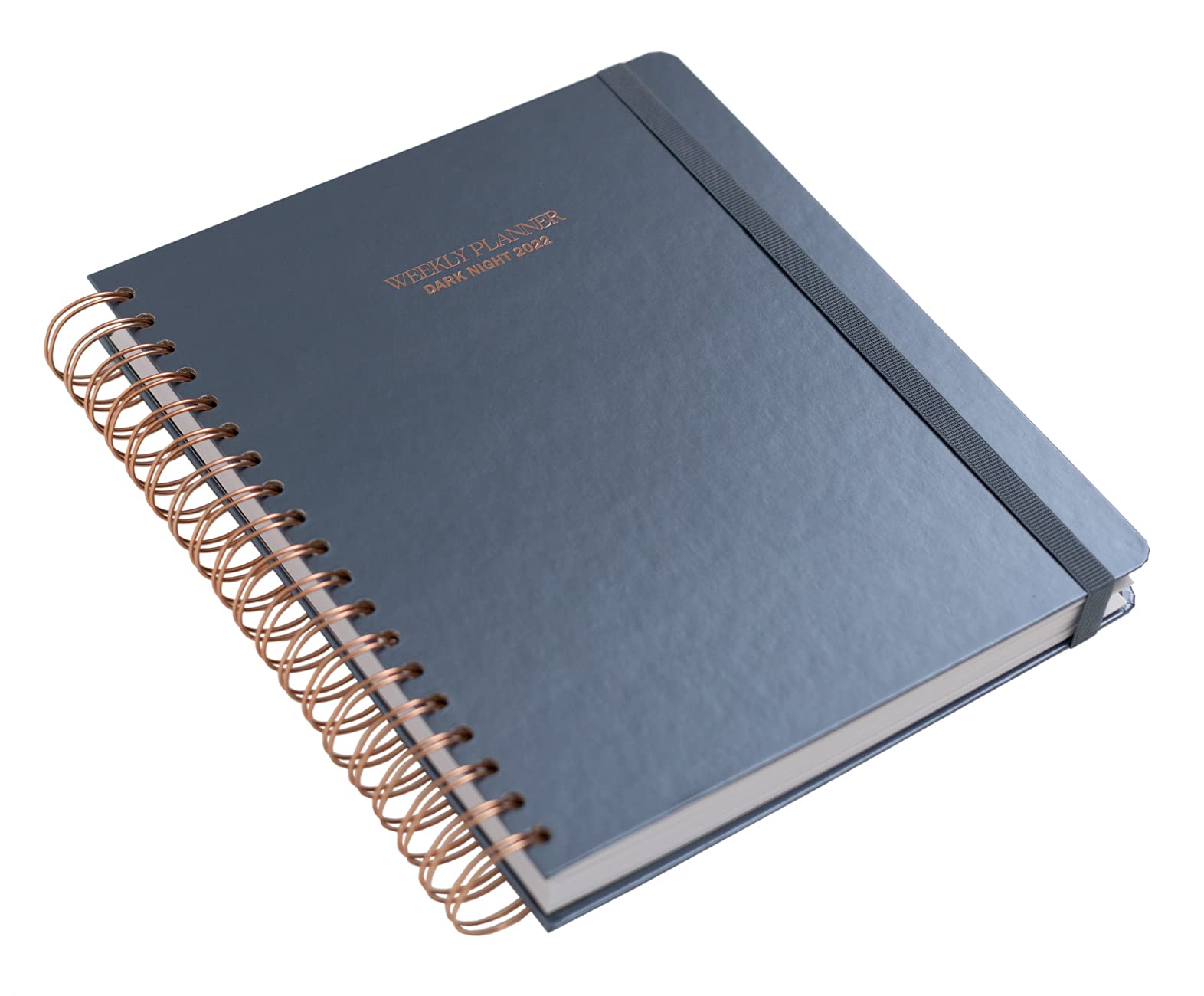 Kokonote Official Dark Night 2022 Week To View Diary - 2022 Weekly Planner - A5 Planner With Stickers and Pocket - 2022 Diary