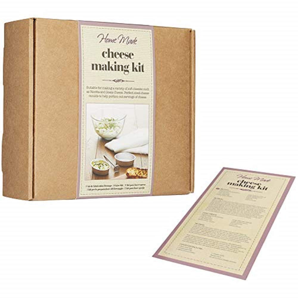 KitchenCraft Home Made Cheese Making Set, 4 Pieces