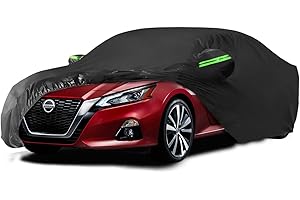 Proadsy 6 Layers Car Cover Compatible with Nissan Altima 1998-2024 2025 2026 Windproof All Weather Waterproof Sun Rain UV Dust Snow Protection Outdoor Full Covers