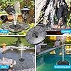 WOHOOH-Solar-Fountain-Pump-3W-Circle-Solar-Water-Features-for-The-Garden-Solar-Powered-Water-Fountain-with-6-Nozzles-Floating-Fountain-Pump-Kit-for-Bird-Bath-Fish-Tank-Patio-Pond-and-Pool WOHOOH Solar Fountain Pump, 3W Circle Solar Water Features for The Garden, Solar Powered Water Fountain with 6 Nozzles…