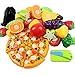 LoveS 24pcs Cutting Fruit Vegetable Kitchen Pretend Food Play Set Educational Toy For Children Kids