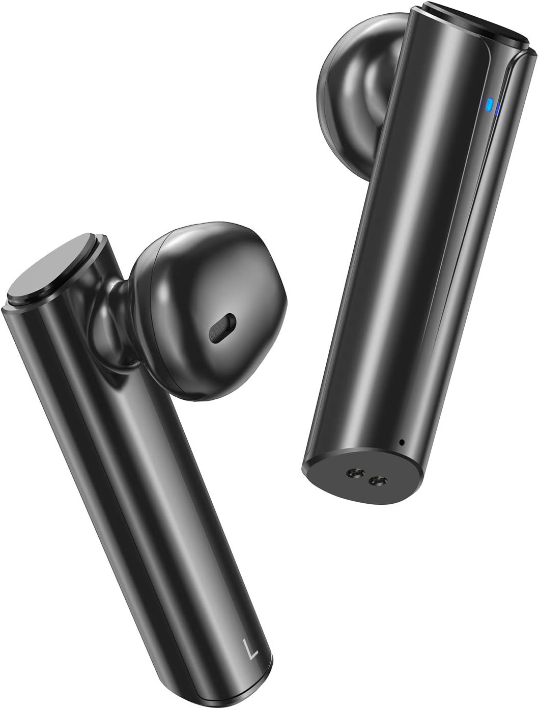 Wireless Earbuds Bluetooth Earbuds V5.0 Wireless Headphones, True Stereo Wireless Earphones with 24Hrs Playback, Comfy Wear & Built-in Dual Mic, Hi-Fi Sound Bluetooth Headset w/Portable Charging Case
