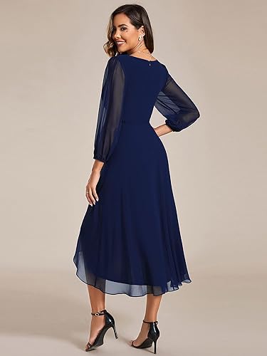 sachin and babi light blue dress Ever Pretty Formal Dresses Ladies Elegant Sleeveless V Neck Split Evening  Gown Long Dress Evening Dresses for Women Purple XXL main image 0