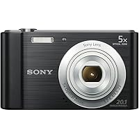 Sony DSCW800/B 20.1 MP Digital Camera (Black)