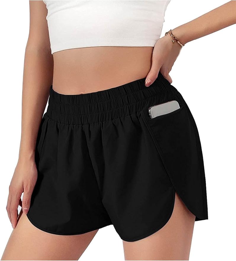 Short Femme Summer Quick Dry Shorts Comfortable High Elastic Fitness Shorts-in Shorts from Women 
