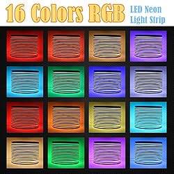 IEKOV LED NEON Light, AC 110-120V Flexible RGB LED