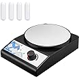 ANPOOZ Magnetic Stirrer with 4 PCS Stir Bars, Stir Plate 3000RPM Magnetic Mixer 3000mL Lab Stirrers (No Heating)