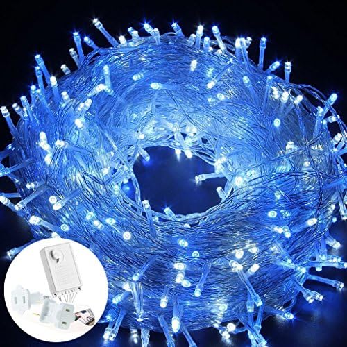 66ft 200 LED Christmas String Lights Indoor Outdoor Waterproof, Memory Function Twinkle Decorative Lights 8 Flashing Changing Modes Fairy Lights for Easter Bedroom Wedding Party Festival Decor