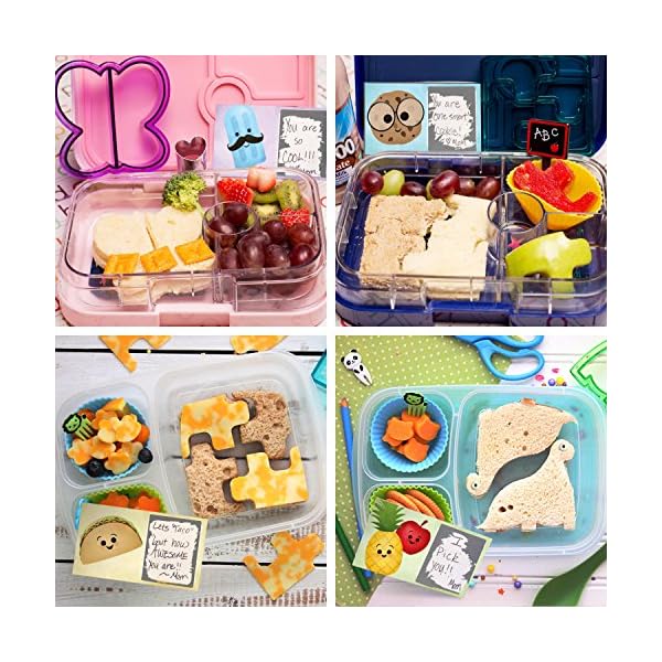 Complete Bento Lunch Box Supplies and Accessories For Kids - Sandwich Cutter and Bread Crust Shape Remover - Mini… - Image 4