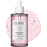 Hydrating Face Serum with Hyaluronic Acid & Ceramides – Barrier Repair Serum for Women with Panthenol & Algae Extract – Anti Aging Moisturizer – 50ml