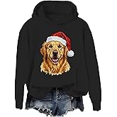 CLOFDIR Christmas Golden Retriever Sweatshirt Christmas Golden Retriever Shirt