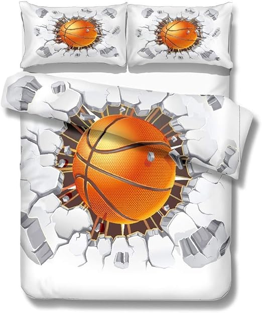 REALIN Fundas Nórdicas Baloncesto De Deportes Juego De Ropa De ...