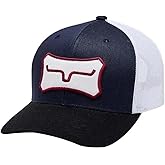 Kimes Ranch Mens Boneyard Trucker Adjustable Snapback Mid-Profile Logo Cap