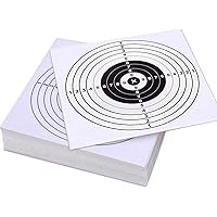 Remarkable Air Shot Paper Targets, 100 Pack 5.5in Papers Target for Pellet Trap Air Shot Targets and Shooting Range Pellet Ca