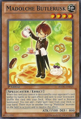 Yu-Gi-Oh! - Madolche Butlerusk (REDU-EN025) - Return of the Duelist - 1st Edition - Common